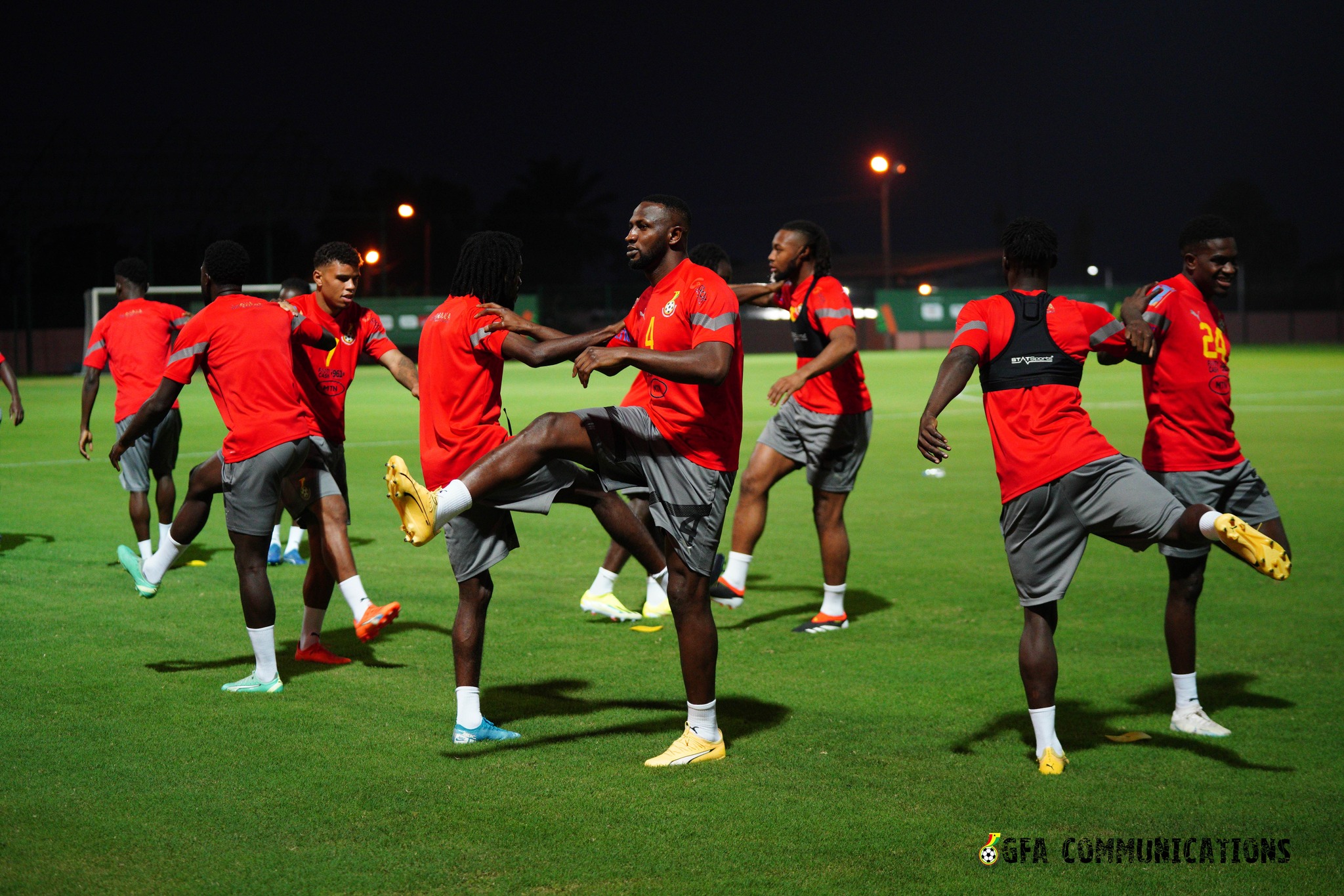 2023 Africa Cup of Nations Black Stars hold first training session in