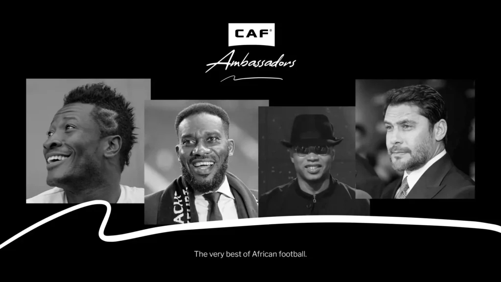 African icons El Hadji Diouf, Asamoah Gyan, Hassan, and Jay Jay Okocha are among the first to join the CAF Ambassadors Program
