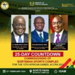 13th African Games: President Akufo Addo to inaugurate Borteyman Sports Complex as trials loom, says LOC Chairman Dr. Ofosu Asare