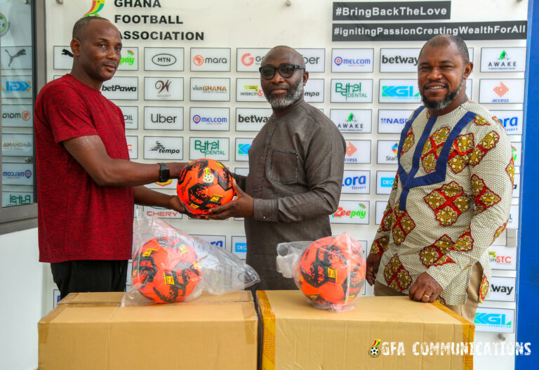 Ghana FA supports Ali Jarrah’s goalkeepers academy with footballs, cash