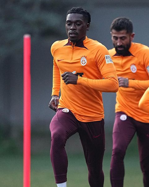 PHOTOS: Ghanaian defender Derrick Arthur Kohn trains with Galatasaray teammates for the first time after sealing move