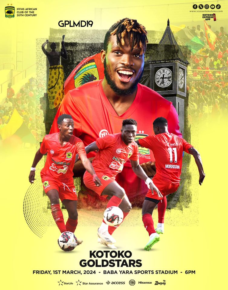 2023/24 Ghana Premier League: Week 19 Match Preview – Asante Kotoko v Bibiani Gold Stars