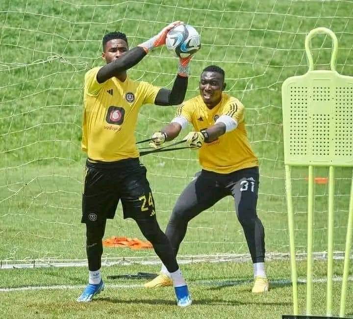 Richard Ofori returns to Orlando Pirates training after difficult 2023 Africa Cup of Nations