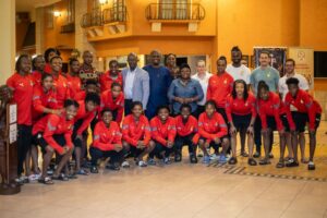 GFA capo Kurt Okraku leads delegation to visit Black Queens in camp ahead of Zambia game