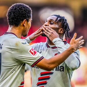 Dutch-Ghanaian youngster Jeremie Frimpong on target as Leverkusen see off Frankfurt with a 5-1 win