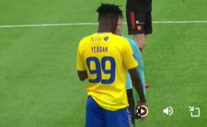 Ghanaian forward Emmanuel Yeboah scores classy goal for Brøndby IF in friendly against Hillerød