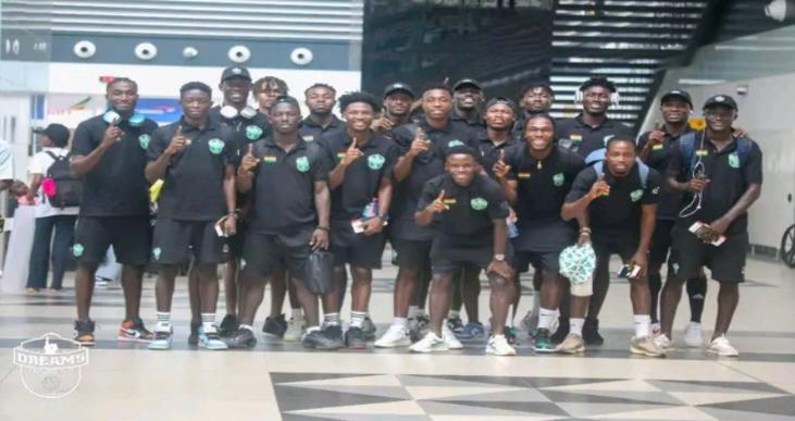 CAF Confederations Cup: Dreams FC depart Accra for Nigeria ahead of Rivers United clash