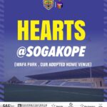 Hearts of Oak relocates match week 20 clash against Bofoakwa Tano to WAFA Park