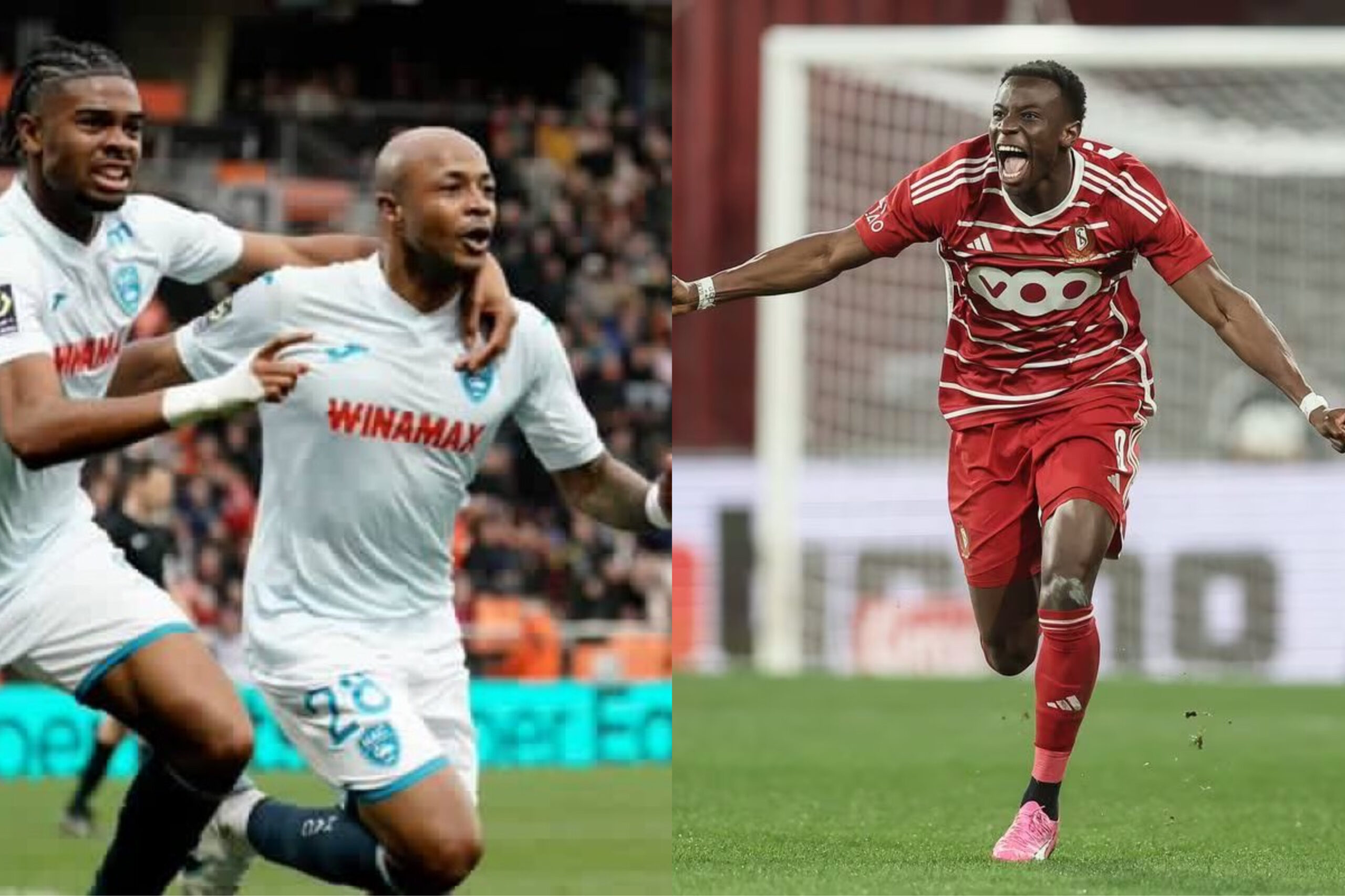 Ghanaian players abroad: Andre Ayew scores for Le Havre as Kelvin Yeboah stars for Standard Liege