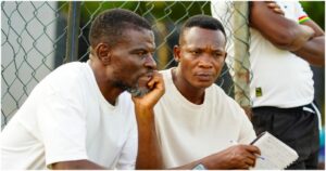 New Ghana assistant coaches Fatawu Dauda and John Paintsil spotted at Black Satellites training ground