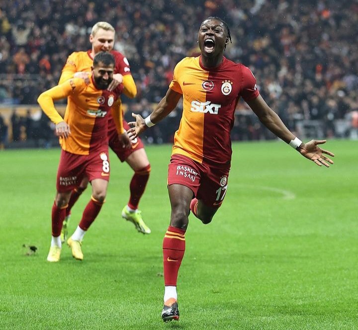 Ghanaian defender Derrick Kohn elated after scoring his first goal for Galatasaray in thrilling 6-2 victory over Rizespor