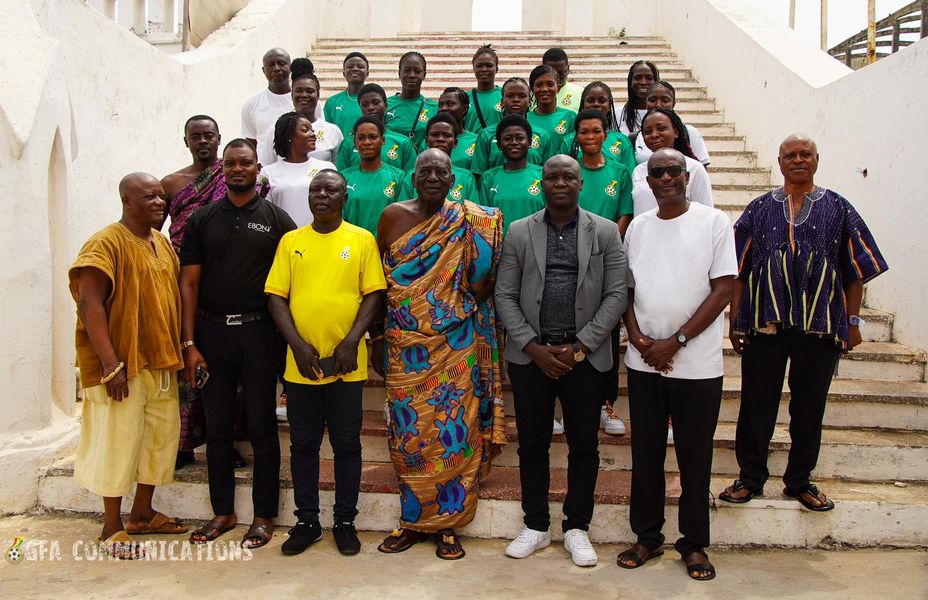 Black Princesses extend courtesy to Oguaaman Traditional Council ahead of 13th African Games