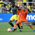 Red card for Ghanaian midfielder Derrick Jones proves costly in Columbus Crew's 2-0 defeat to Charlotte FC