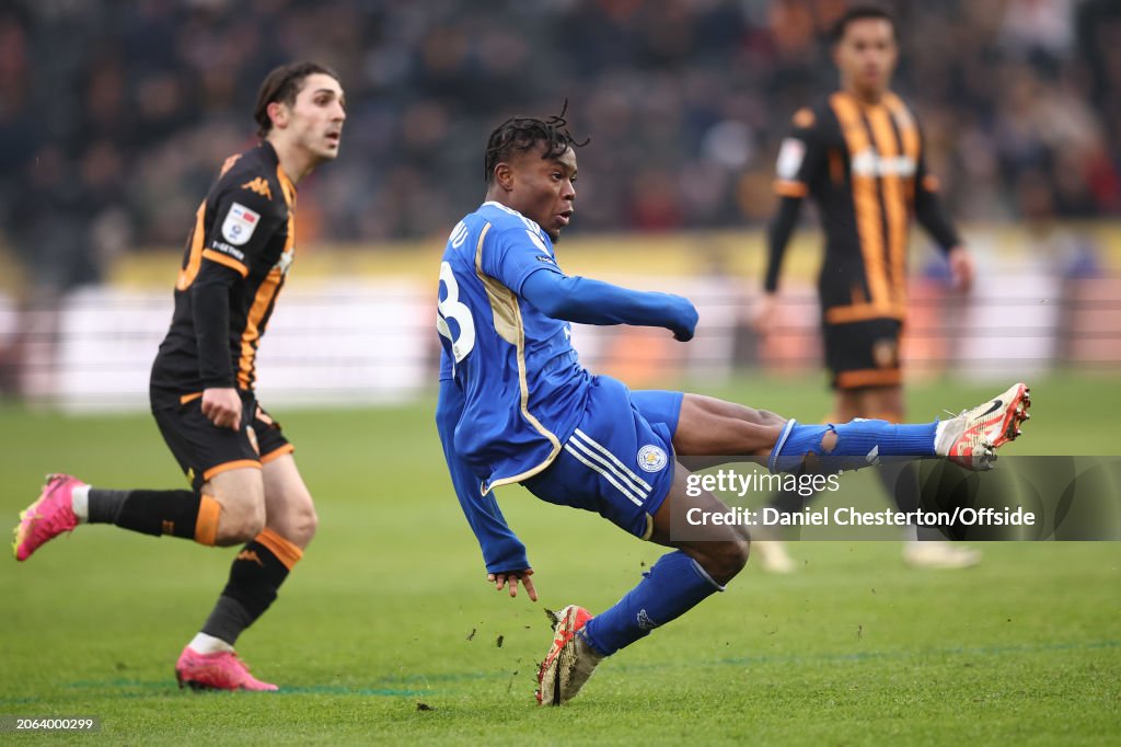 In-form Ghana winger Fatawu Issahaku reacts after Leicester City’s comeback draw at Hull City