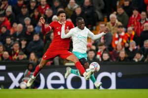 Kamaldeen Sulemana should have scored against Liverpool - Southampton manager Russell Martin