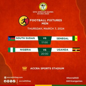 13th African Games: Football tournament kicks off today