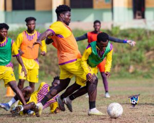 PHOTOS: Medeama SC step up preparations for Nations FC clash this weekend