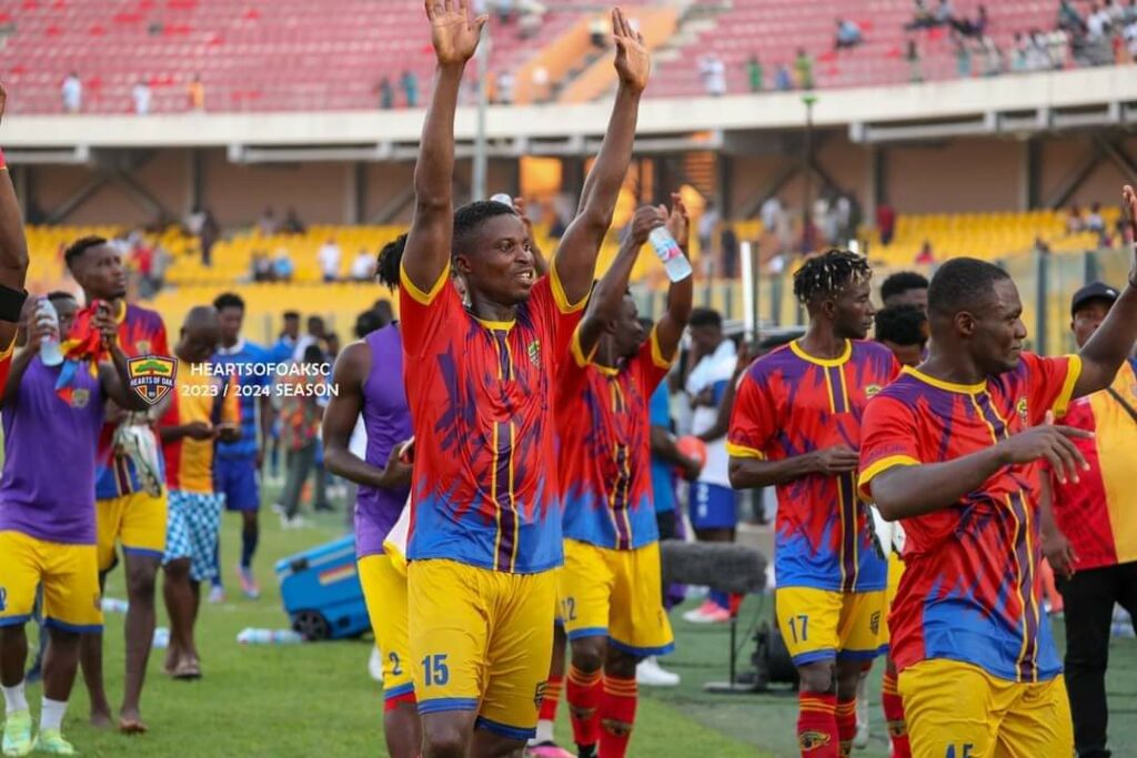 2023/24 Ghana Premier League Week 32: Match Report –  Accra Hearts of Oak 2-0 Nations FC