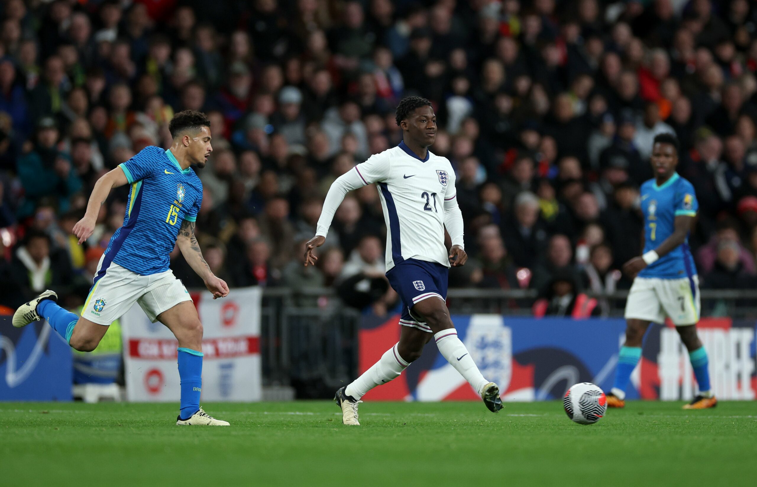 Hopes of playing for Ghana fading after Kobbie Mainoo makes England debut against Brazil