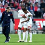 Injury woes continue for FC Köln as Ghanaian youngster Justin Diehl forced off in loss to Bayer Leverkusen