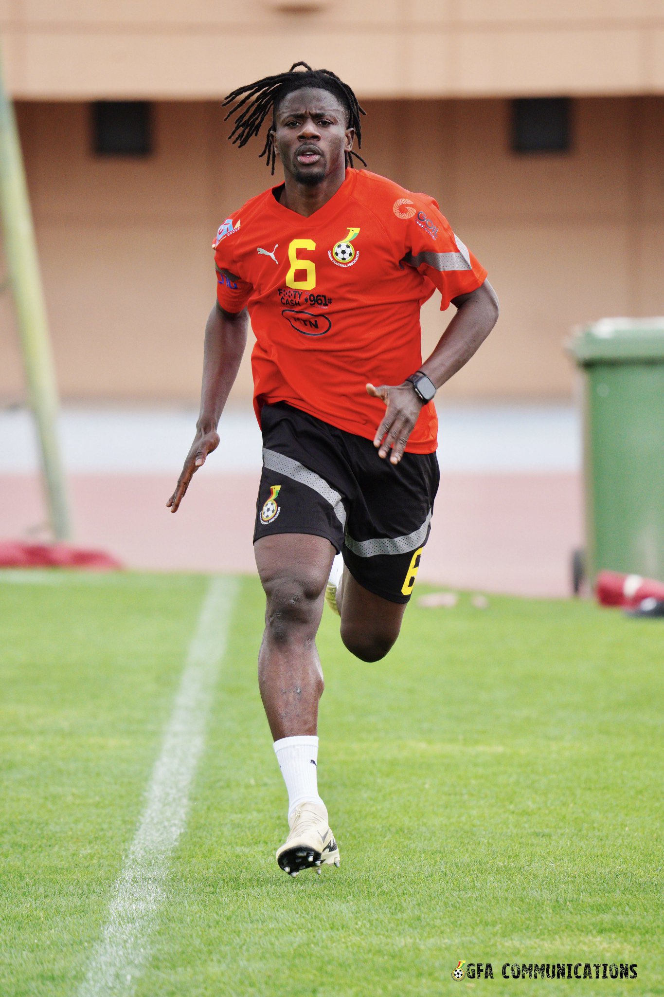 Mohammed Salisu trains with Black Stars ahead of Friday's friendly against Nigeria