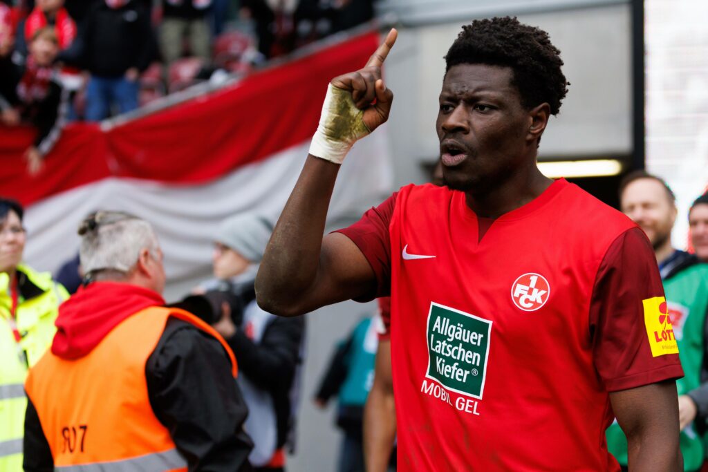 Ghanaian striker Ragnar Ache proves vital for FC Kaiserslautern despite injury concerns, valued at €2 Million