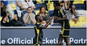 Ghana’s Yaw Yeboah assists a goal for Columbus Crew in draw at Nashville