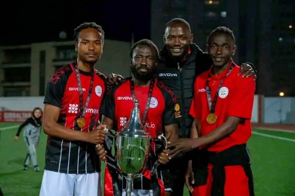 Ibrahim Ayew and Lincoln Red Imps triumph in Rock Cup with convincing win over Europa FC
