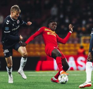 Ghana forward Osman Ibrahim shares excitement after inspiring FC Nordjaelland’s big win over Aarhus