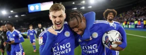 Ghana forward Abdul Fatawu Issahaku rallies Leicester teammates to beat Preston to seal promotion