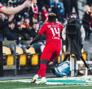 Ghana winger Ibrahim Osman hails Nordsjaelland’s performance in win over FC Copenhagen