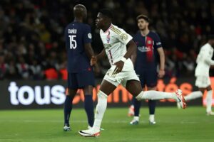 Ghana winger Ernest Nuamah nets consolation goal for Lyon in heavy defeat at PSG