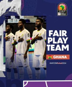 Ghana Futsal team wins Fair Play Award at 2024 AFCON