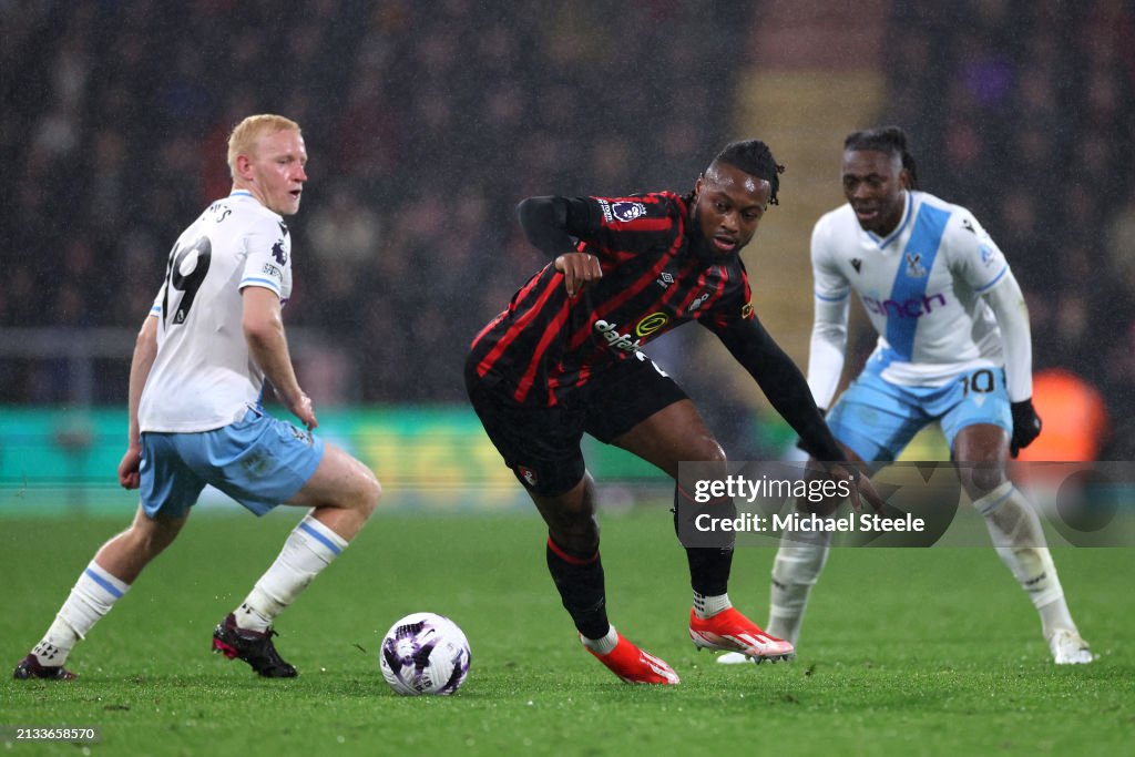 Antoine Semenyo grabs assist in Bournemouth's win against Crystal Palace