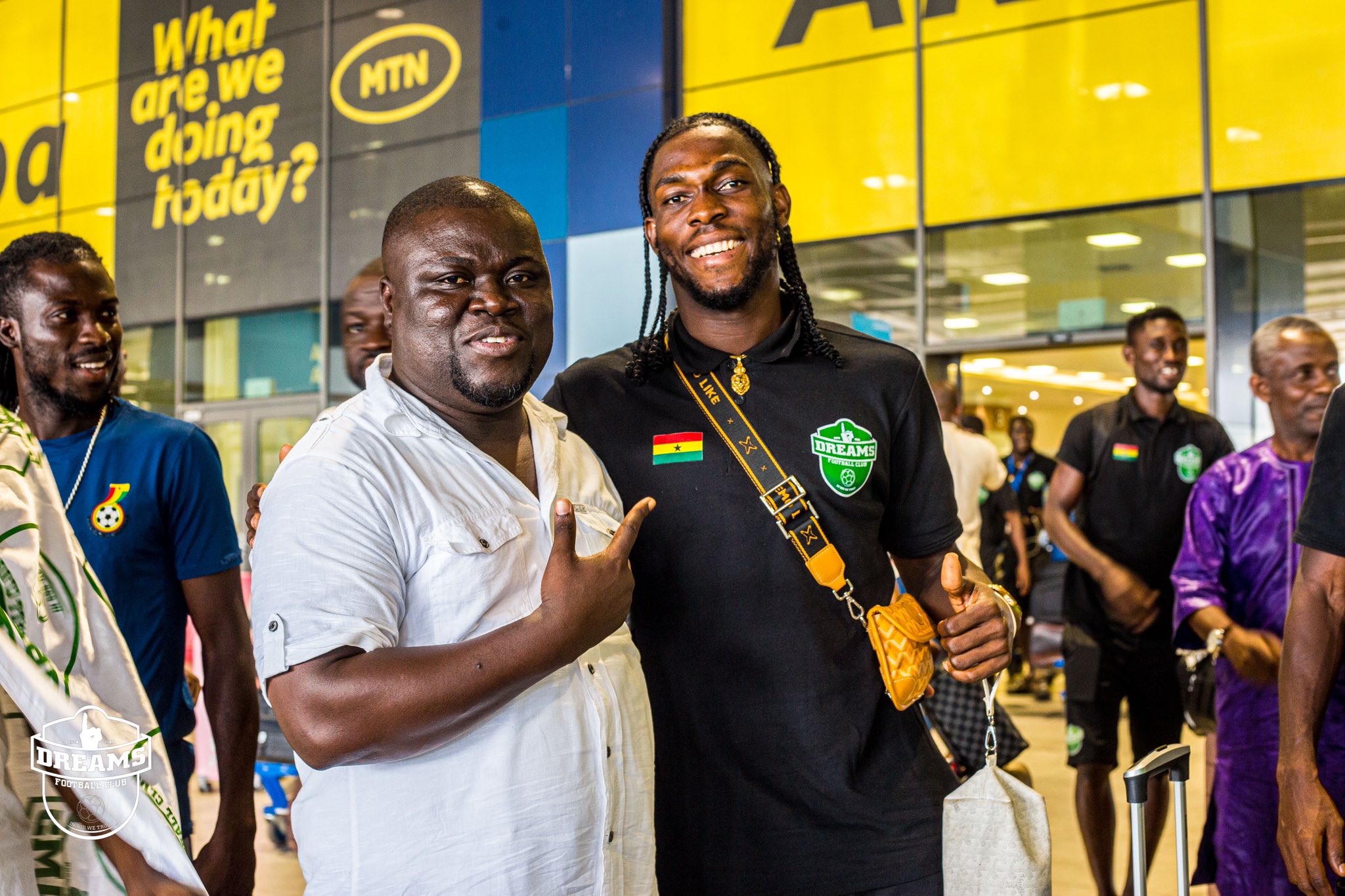 Dreams FC touch down in Ghana after big draw against Zamalek in Egypt [PHOTOS]