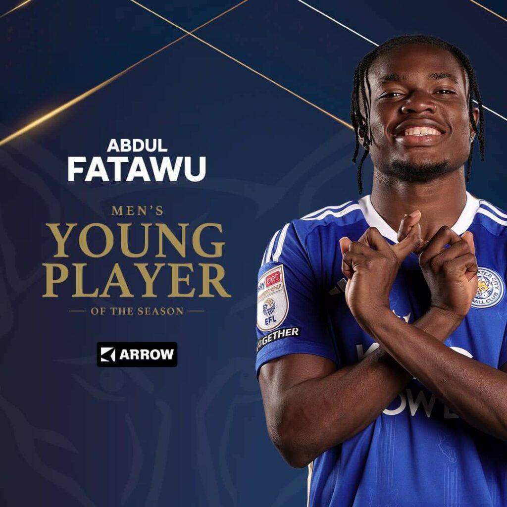 Ghanaian winger Fatawu Issahaku crowned Leicester City's Men's Young Player of the Season
