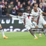 Jeremie Frimpong's late equalizer propels Bayer Leverkusen to Europa League semi-finals