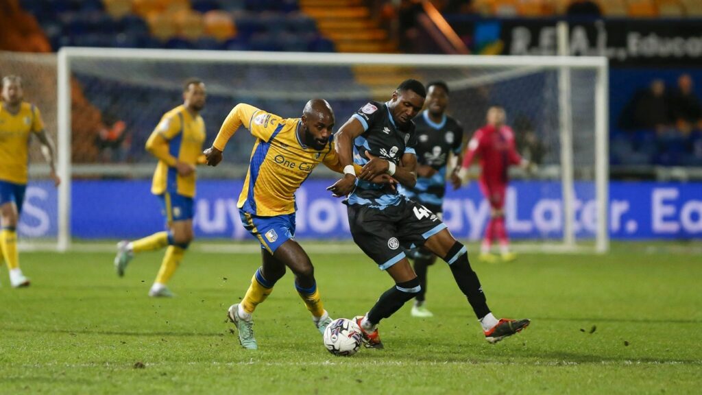Ghanaian midfielder Hiram Boateng grabs an assist in Mansfield Town’s win against Forest Green
