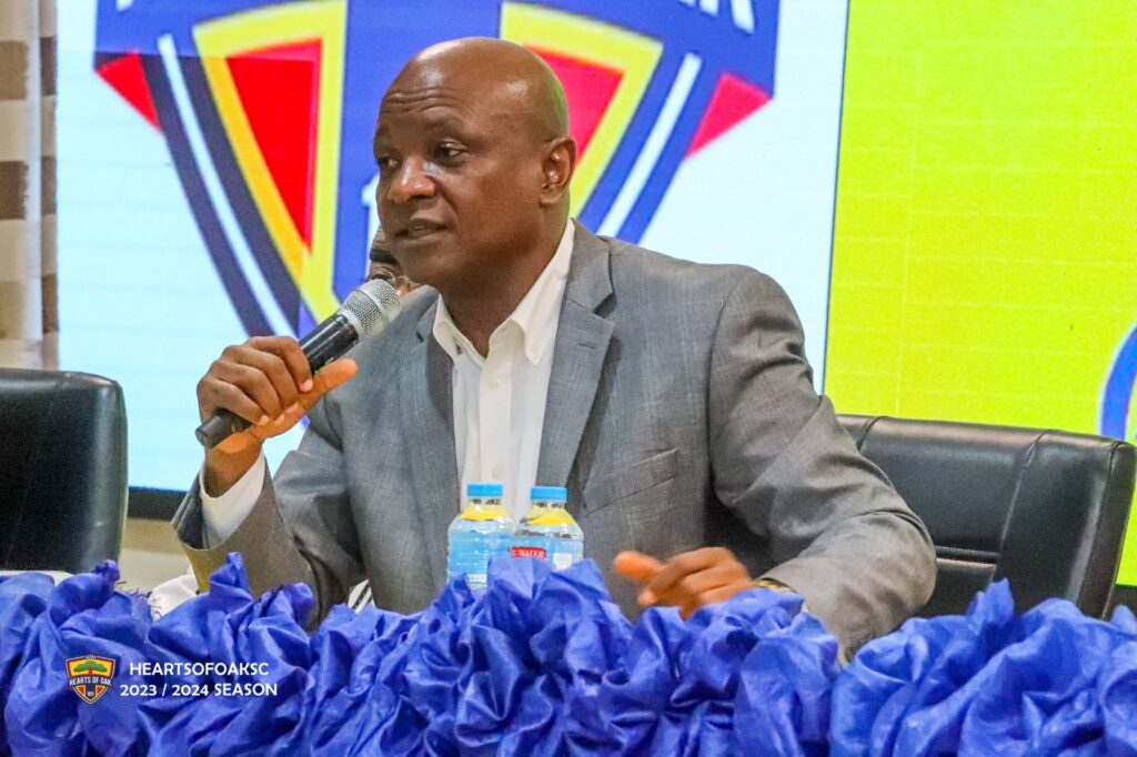 Hearts of Oak Board Chairman Togbe Afede praises Vincent Odotei's unwavering commitment to the club