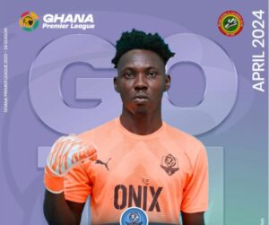 2023/24 Ghana Premier League: Accra Lions goalie Andrews Owusu named Goalkeeper of the Month for April