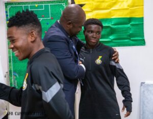 As leader of football in Ghana I have trust in you – Kurt Okraku motivates Black Starlets ahead of Nigeria game