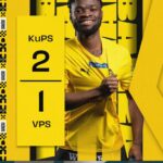 Clinton Antwi's stunning goal propels KuPS to victory over VPS