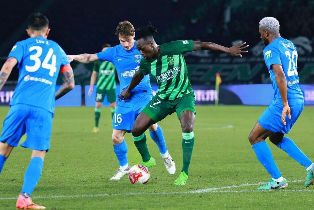 Dutch-Ghanaian winger Deabeas Owusu-Sekyere shines in Chinese Super League, earns spot in Team of the Week
