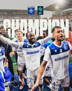 Elisha Owusu and Gideon Mensah win Ligue 2 title with AJ Auxerre to secure promotion