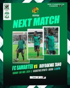 2023/24 Ghana Premier League Week 30: FC Samartex vs Bofoakwa Tano preview