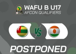 WAFU Zone B 17 Championship: Togo vs Niger encounter pushed to Friday after heavy rainfall