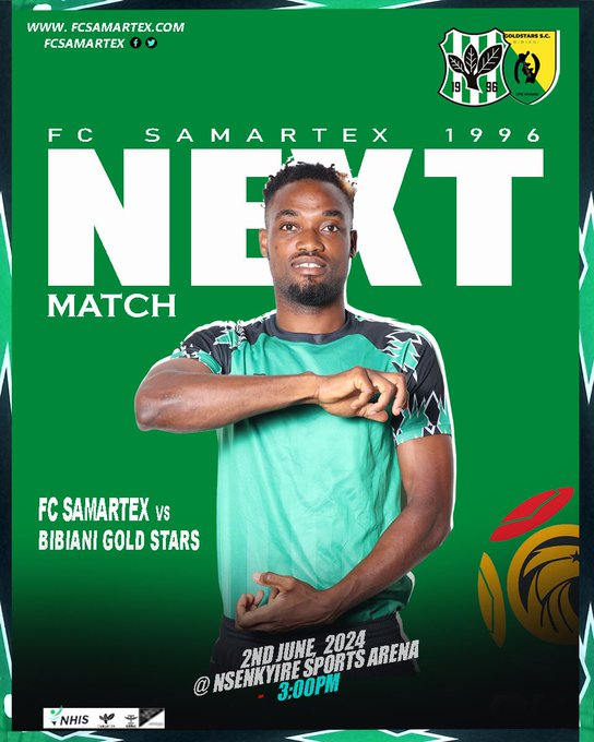 2023/24 Ghana Premier League Week 32: FC Samartex vs. Bibiani Gold Stars preview