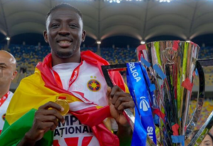 Ghanaian midfielder Baba Alhassan clinches Romanian League with Steaua Bucuresti