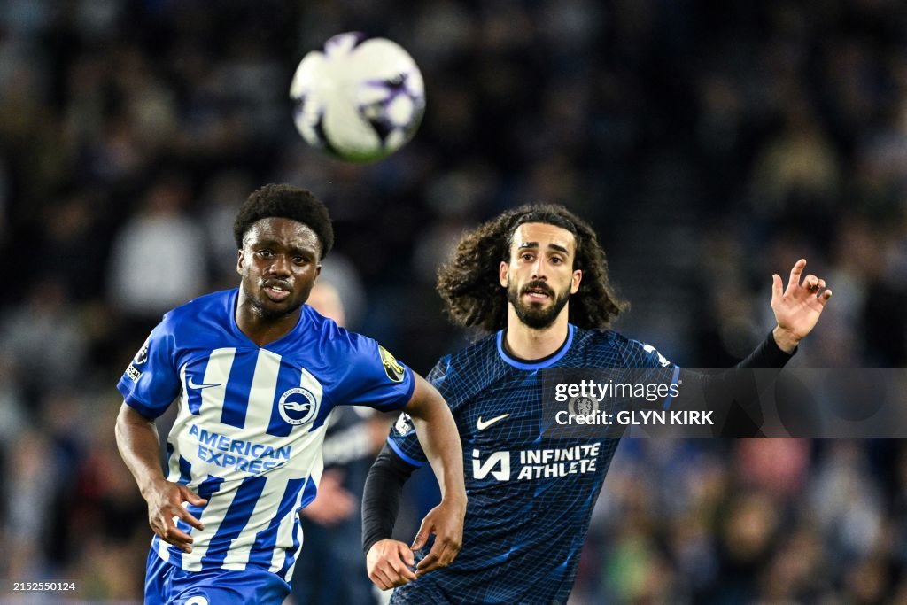 Ghanaian defender Tariq Lamptey features in Brighton's defeat to Chelsea