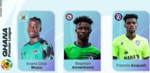 2023/24 Ghana Premier League: Three top-performing players shortlisted for PoTM for April
